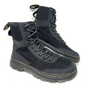 Dr. Martens Black Boots with Yellow Accents